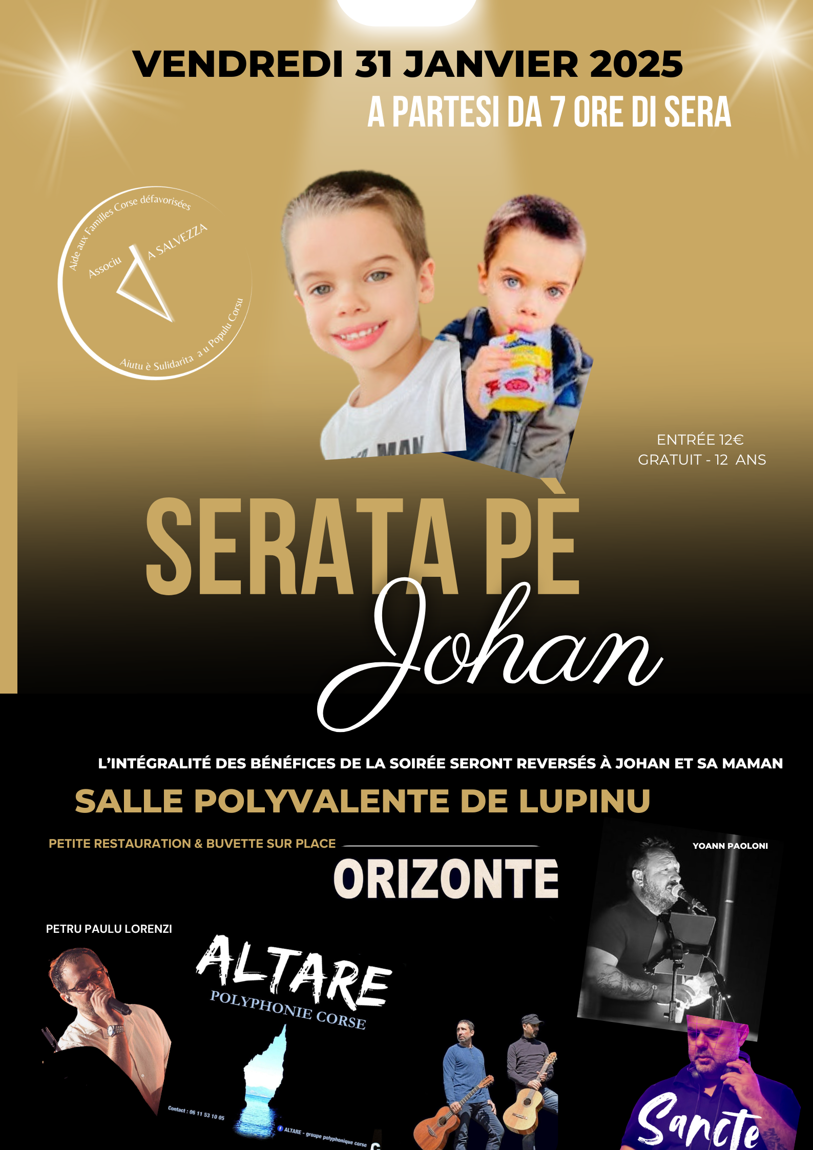 Bastia : Une soirée solidaire au profit de Johan