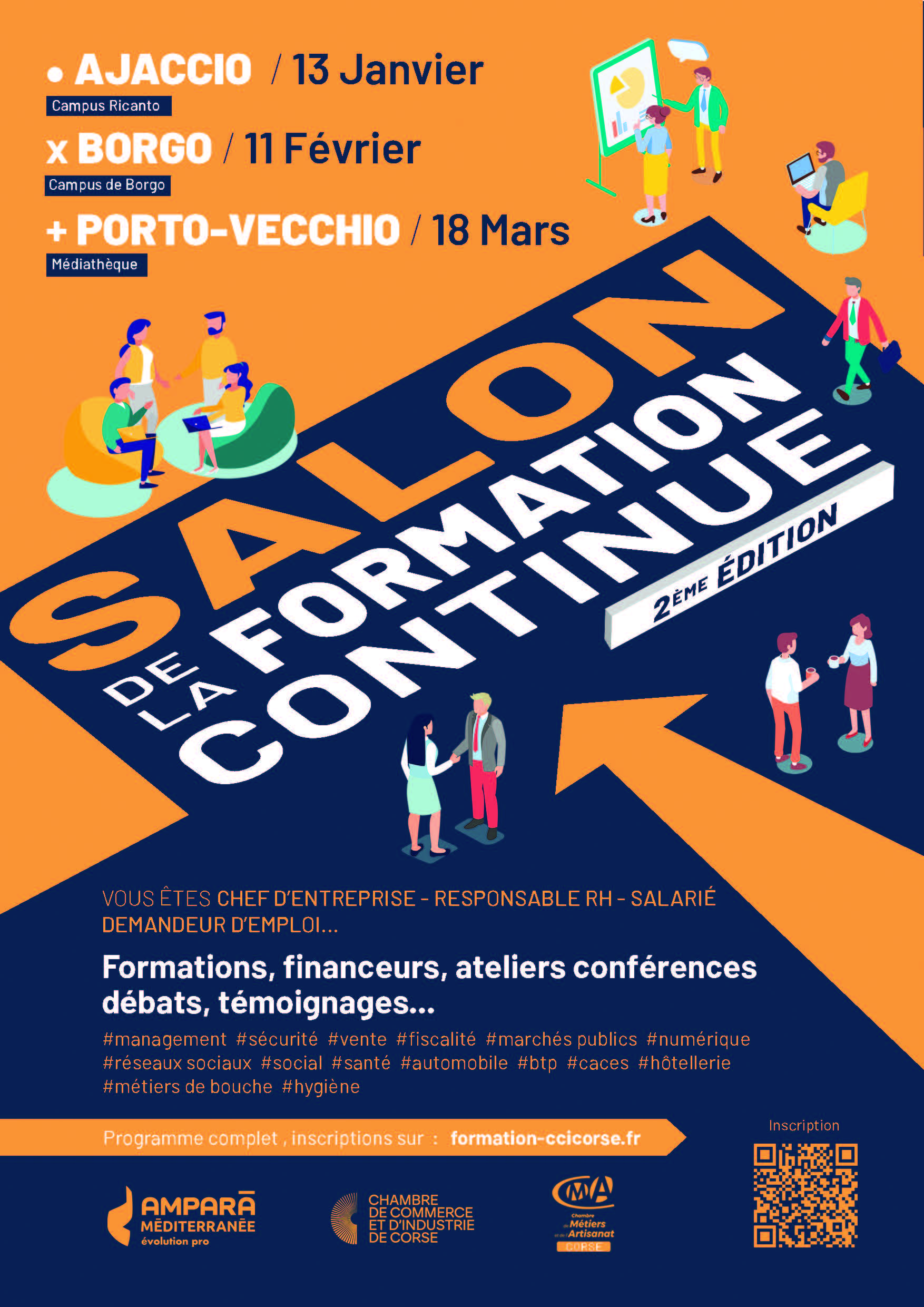 Le Groupe Amparà Méditerranée organise la deuxième édition de son Salon de la Formation continue