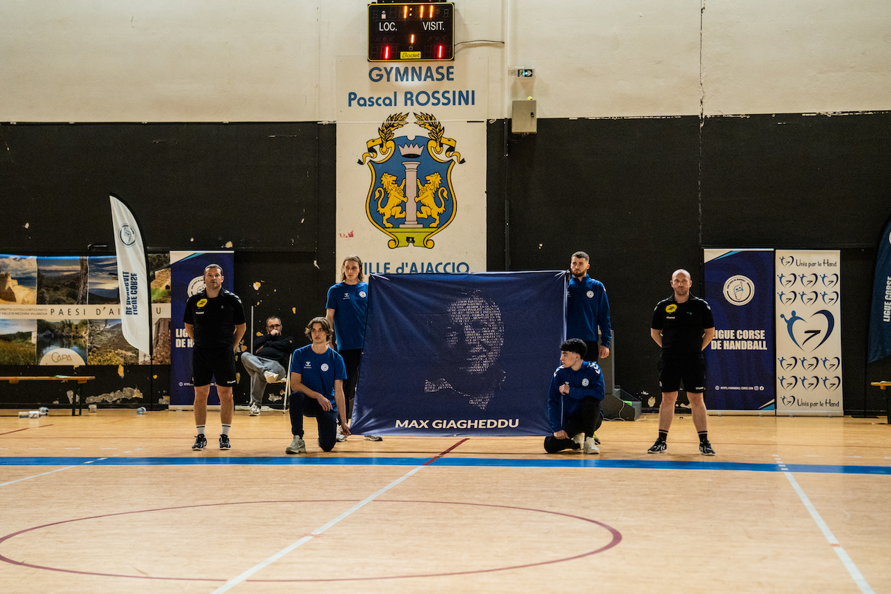 Handball. E Prime Scontri Max Giagheddu : A Ajaccio, la Squadra Corsa s'impose face aux All Stars 