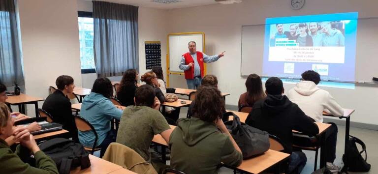 Sensibilisation au don de sang au lycée de Prunelli di Fiumorbu