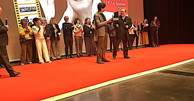 La remise des prix à L'Alb'Oru samedi soir (photo Festival italien)