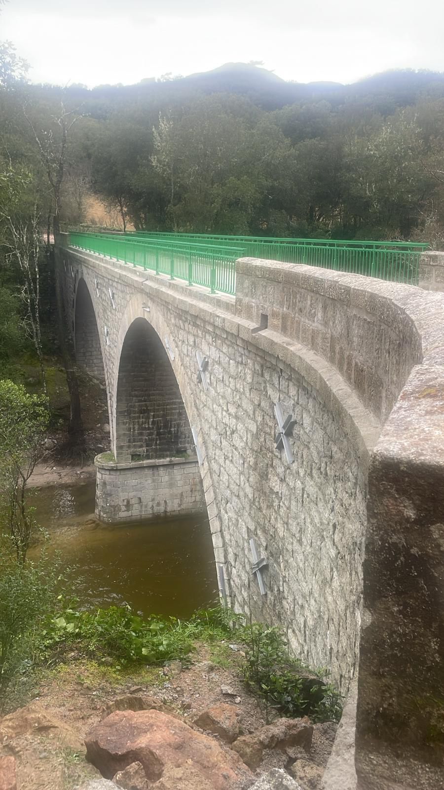 Le pont de Taravu rénové.