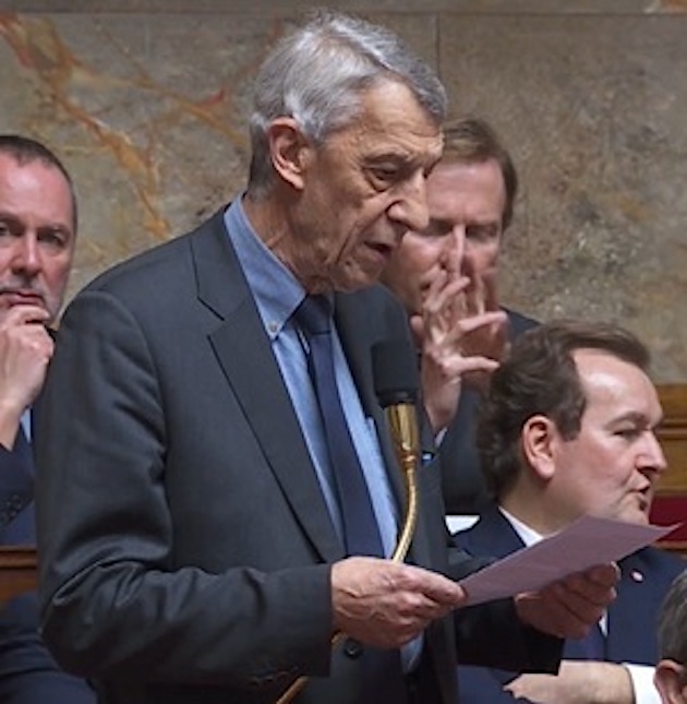 Le député Michel Castellani, ce mardi après-midi à l'Assemblée nationale.