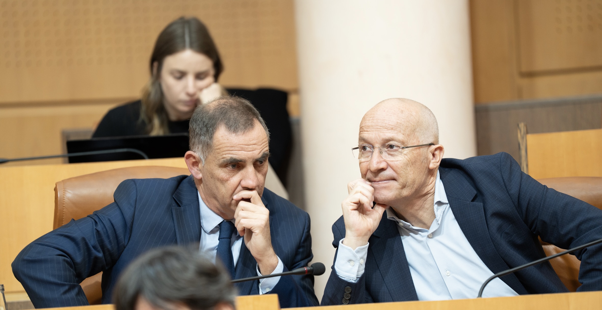 Gilles Simeoni et Gilles Giovannangeli. Photo Paule Santoni.