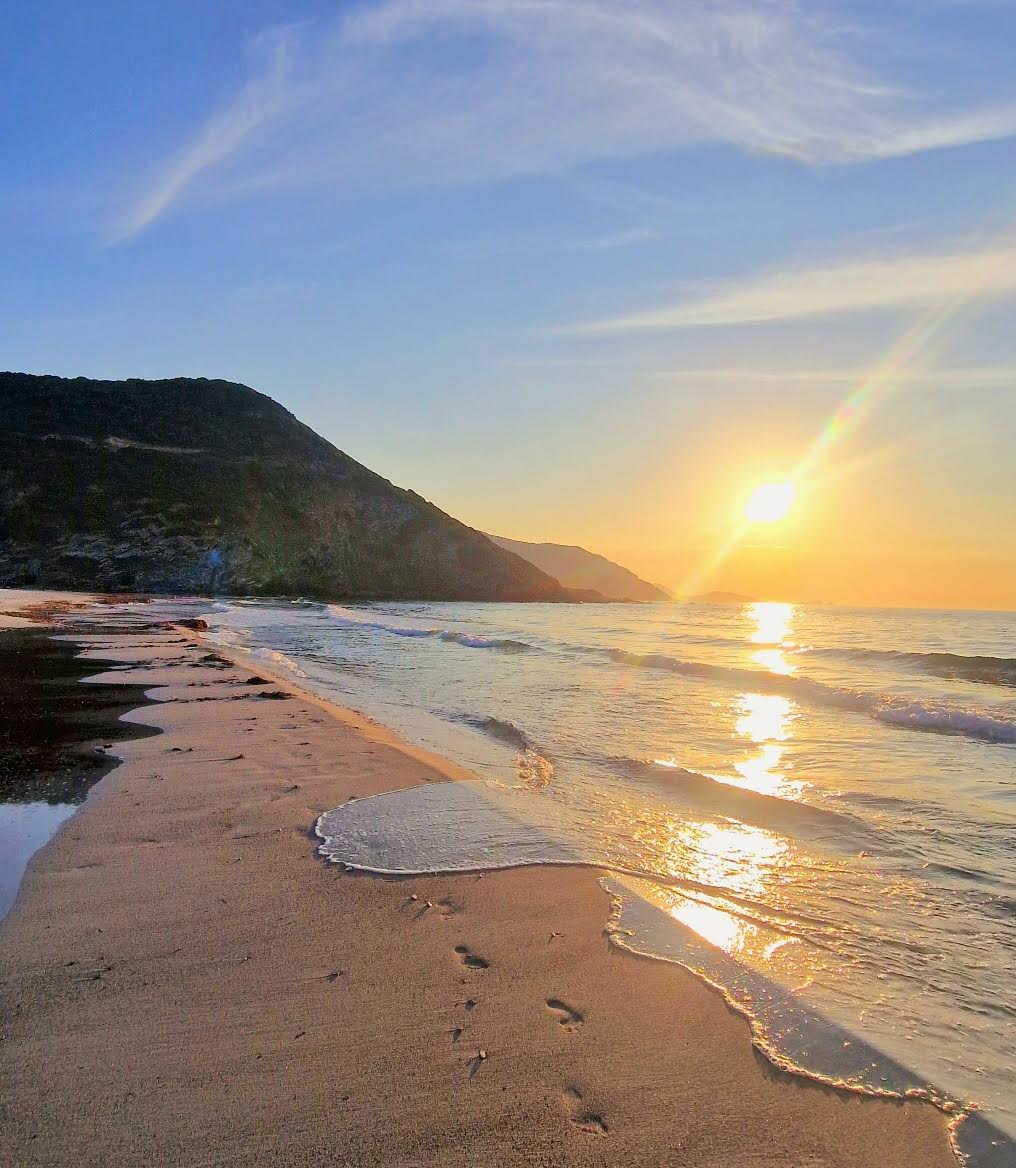 La photo du jour : l'Ostriconi au soleil couchant