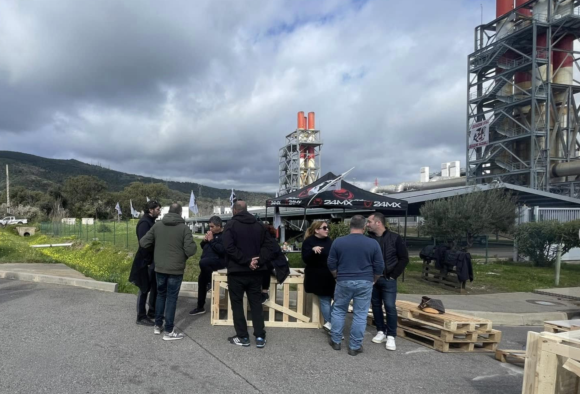 La centrale EDF de Lucciana toujours bloquée par le STC, une délégation de la direction attendue samedi