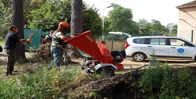 Grand-Ajaccio : Le CPIE procède à une expérience de broyage des déchets verts 