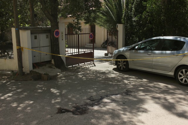 C'est devant la villa que Stéphabe Gaberland a été abattu