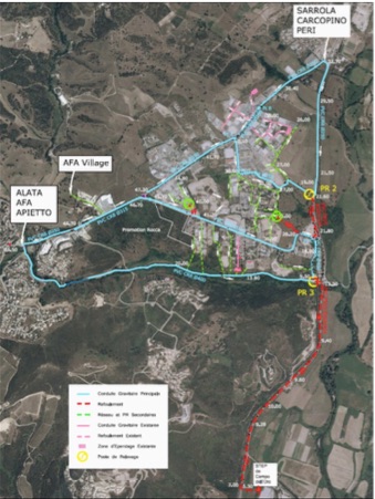 Les travaux de mise en assainissement collectif ont démarré à Sarrola-Carcopino