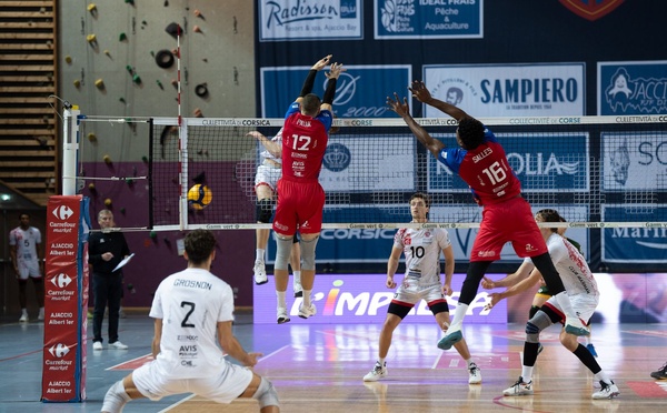 Le GFCA Volley est passé proche de l'exploit face à Chaumont (2-3). (Photos Paule Santoni)