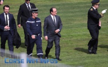 François Hollande à Monticello pour honorer la mémoire de Michel Rocard