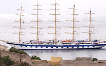 Le « Royal Clipper » à Bastia : Un joyau dans le port