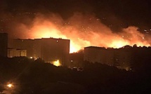 Bastia : Le feu au quartier d'Agliani