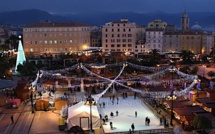 Ajaccio se pare de la magie de la magie de Noël