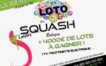 Loto au profit de l'école de Squash de l'Ile-Rousse