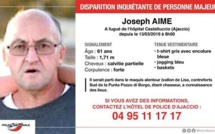 Huit jours après la disparition de Joseph Aimé, la famille veut garder espoir