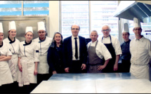 Ajaccio : le chef pâtissier Francis Pean en visite au lycée professionnel du Finosello