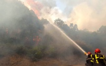 Le feu d'Aghione a déjà parcouru 12 hectares