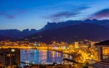 La photo du jour : Ajaccio la nuit