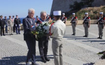 Cérémonie à la Stèle du 1er Choc de Calvi pour le 76e anniversaire de la libération de la Corse