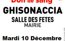 Ghisonaccia : La derniére Collecte de l'Année c'est ce Mardi 10 décembre