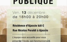 Ajaccio : Une réunion publique à l'Ecole démocratique de Corse ce 13 décembre