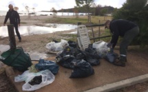 Dépollution de la plage de Macinaggio le samedi 1er février par l'association Global Earth Keeper