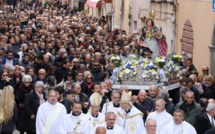 A Madonnuccia célébrée en extérieur à Ajaccio, la Saint Joseph de Bastia reportée. L'église corse à l'heure du Coronavirus