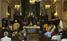 Mgr De Germay à Bastia pour célébrer Saint Antoine