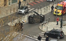 Bastia : Une voiture sur le toit à Saint Joseph 