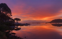 La photo du jour : quand le soleil se lève sur Porto-Vecchio