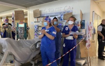 En images - A l'hôpital de Bastia, une grève de la réanimation très suivie