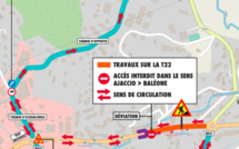 Ajaccio : changement de sens de circulation dans la traversée de Mezzavia