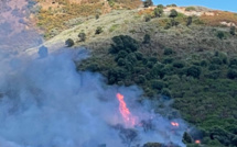 Ajaccio : un incendie dans le secteur de la Confina