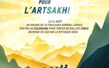 Du 21 au 22 août  prochains  GR20 Solidaire pour l'Artsakh 