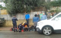 Ajaccio : Le motard sans doute sauvé par son casque