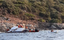 Une vedette italienne s'échoue sur les rochers de la plage de Ghignu 