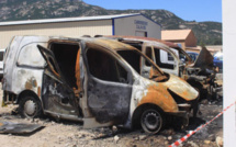 Six véhicules d'une SARL détruits par un incendie à la ZA de Calvi