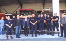 Visite d'Anne Ballereau au centre de secours de Calvi