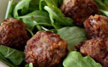 A table : boulettes de viande au brocciu