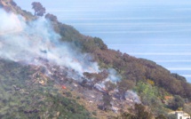 Début d'incendie sur les hauteurs de Miomo