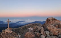 La photo du jour : au sommet du Monte Rotondu