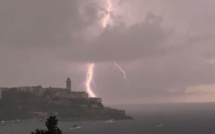 La Corse balayée par une violente perturbation orageuse