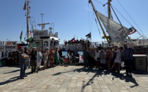 À Ajaccio, la flottille pour Gaza vient porter un message de paix