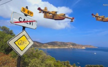 La photo du jour : Canadair au-dessus de la baie de Calvi