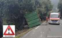 Un poids lourd fait une sortie de route à Petreto-Bicchisano : circulation perturbée sur la RT 40