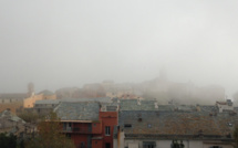 Le Cap Corse et la région bastiaise dans la brume