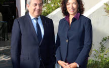 Monique Quesada, consul général des USA pour le Sud de la France à Calvi 