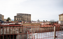 Ajaccio : Un an après son lancement, le chantier de la place du Diamant "avance bien"