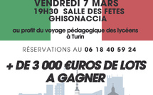 Ghisonaccia : un loto pour financer un voyage scolaire à Turin